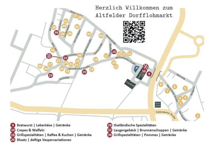 Dorfflohmarkt Map